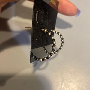 Sterling silver hoop earrings